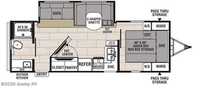 2022 Coachmen Northern Spirit 2557RB - Used Travel Trailer for sale by Ansley RV in Duncansville, Pennsylvania
