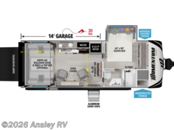 Stock Image for 2026 Grand Design 21G (options and colors may vary) 2027 Grand Design Momentum G-Class 21G - New Toy Hauler for sale by Ansley RV in Duncansville, Pennsylvania