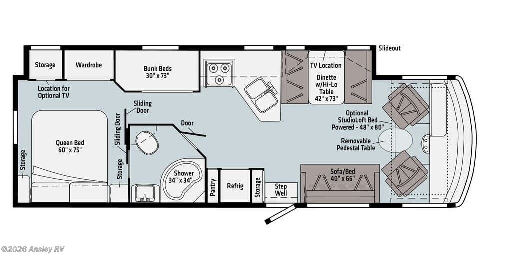 2022 Winnebago Sunstar 31B - Used Class A For Sale by Ansley RV in Duncansville, Pennsylvania