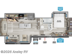 Stock Image for 2026 Grand Design 337RLS (options and colors may vary) 2027 Grand Design Reflection 337RLS - New Fifth Wheel for sale by Ansley RV in Duncansville, Pennsylvania