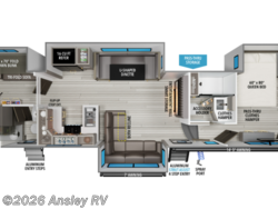 Stock Image for 2026 Grand Design 3904BH (options and colors may vary) 2027 Grand Design Influence 3904BH - New Fifth Wheel for sale by Ansley RV in Duncansville, Pennsylvania