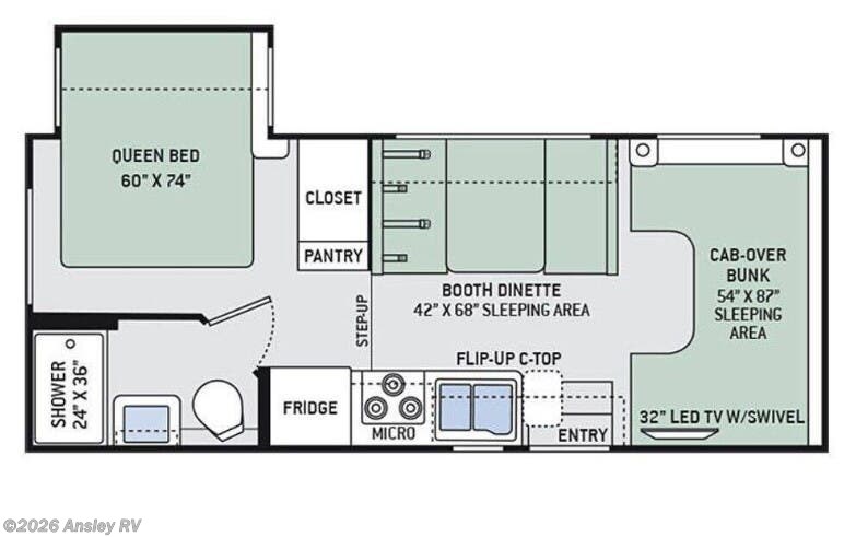 2017 Thor Motor Coach Freedom Elite 22FE - Used Class C For Sale by Ansley RV in Duncansville, Pennsylvania