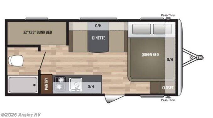 2019 Keystone Springdale 1800BH - Used Travel Trailer For Sale by Ansley RV in Duncansville, Pennsylvania