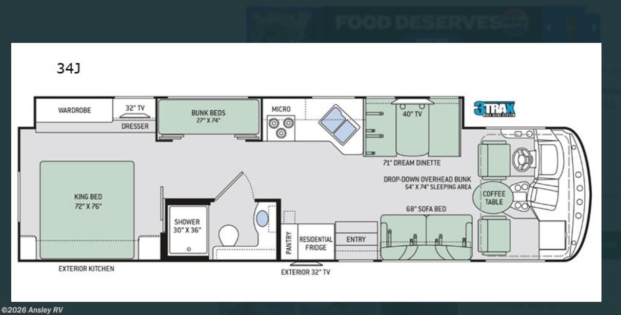 2020 Thor Motor Coach Windsport 34J - Used Class A For Sale by Ansley RV in Duncansville, Pennsylvania