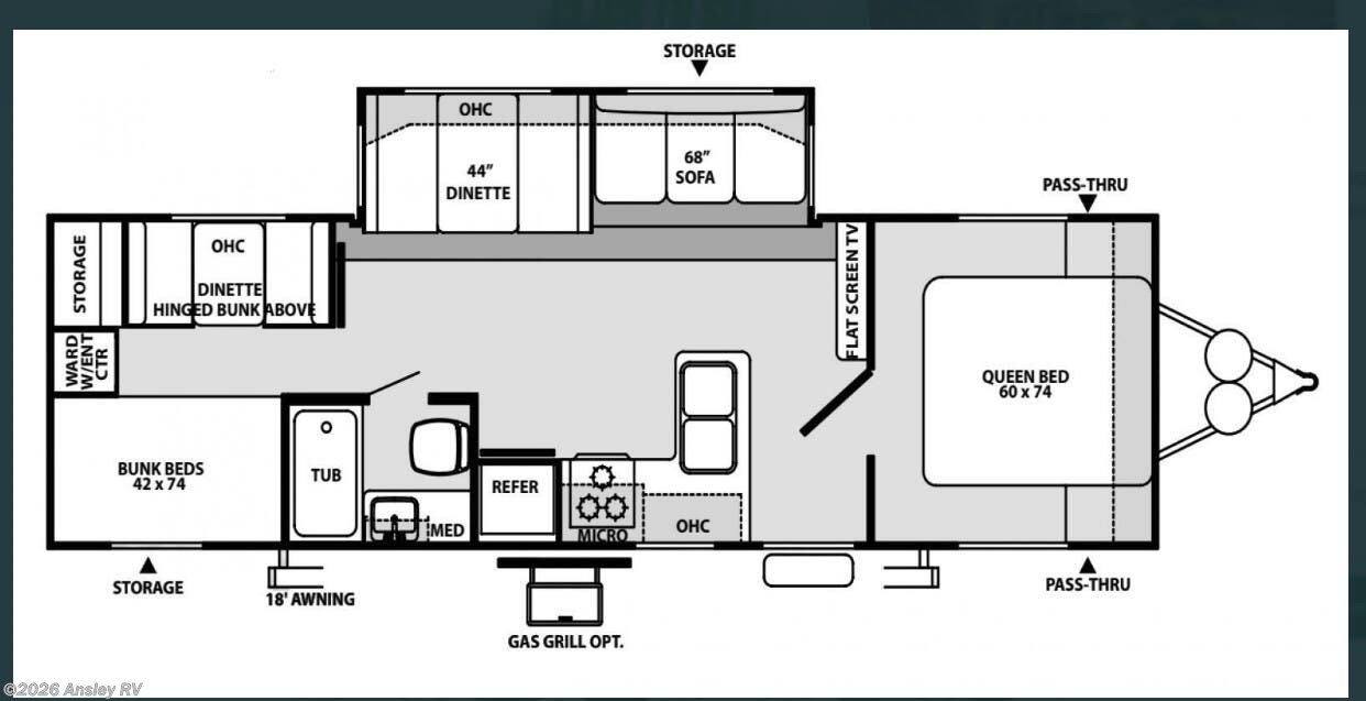 2009 Forest River Wildwood LE 30QBSS - Used Travel Trailer For Sale by Ansley RV in Duncansville, Pennsylvania