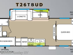 Stock Image for 2014 Forest River 26TBUD (options and colors may vary) 2014 Forest River Salem 26TBUD - Used Travel Trailer for sale by Ansley RV in Duncansville, Pennsylvania