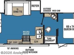 Stock Image for 2021 Coachmen 262BHS (options and colors may vary) 2021 Coachmen Clipper 262BHS - Used Travel Trailer for sale by Ansley RV in Duncansville, Pennsylvania
