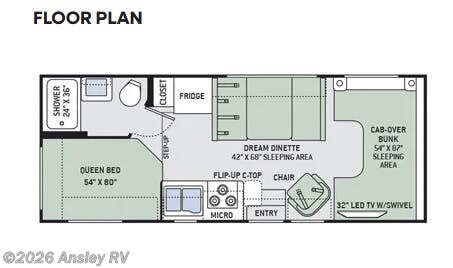 2017 Thor Motor Coach Four Winds 23U - Used Class C For Sale by Ansley RV in Duncansville, Pennsylvania