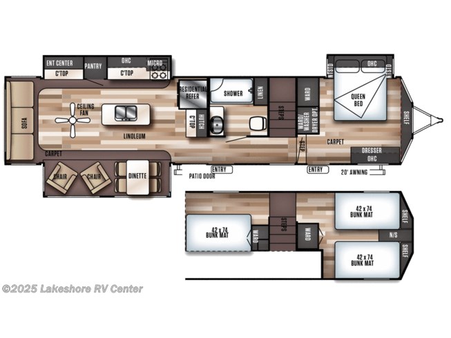 2019 Forest River Wildwood Grand Lodge 42dlts Rv For Sale In Muskegon Mi 49442 058167 Rvusa Com Classifieds