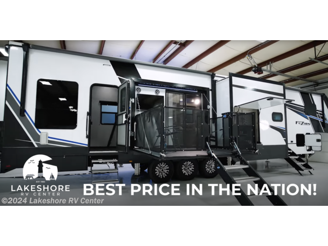 2024 Keystone Fuzion 425 - New Toy Hauler For Sale by Lakeshore RV Center in Muskegon, Michigan