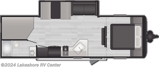 2024 Hideout 261BHWE by Keystone from Lakeshore RV Center in Muskegon, Michigan