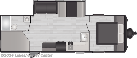 2024 Keystone Hideout 269DB - New Travel Trailer For Sale by Lakeshore RV Center in Muskegon, Michigan