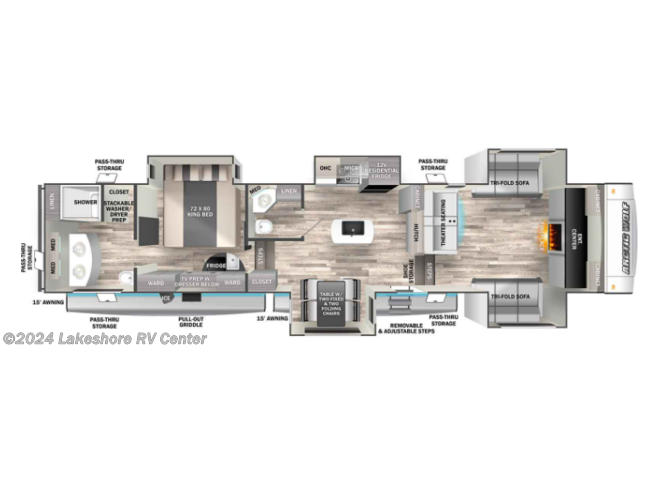 New 2024 Forest River Arctic Wolf 3910SUITE available in Muskegon, Michigan