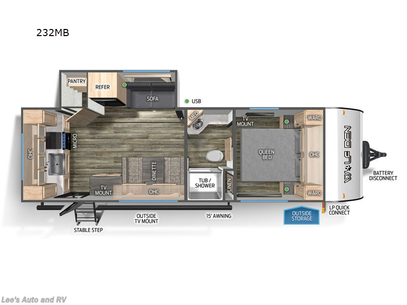 2024 Forest River Cherokee Wolf Den 232MB RV for Sale in Ellington, CT