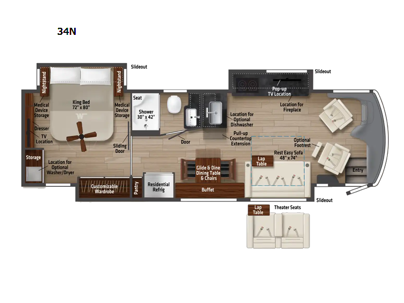 2023 Winnebago Journey 34N RV for Sale in Forest City, IA 50436