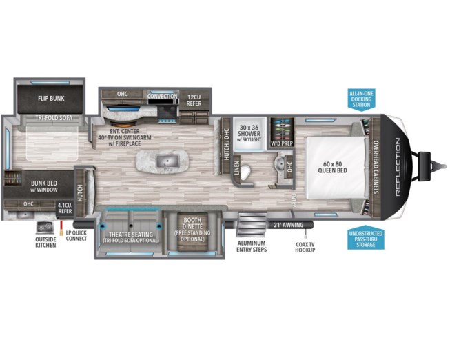 2021 Grand Design Reflection 312bhts Rv For Sale In Oklahoma City Ok 73127 93197 Rvusa Com Classifieds