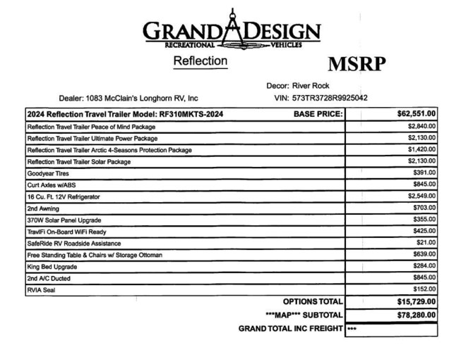 2024 Reflection 310MKTS by Grand Design from McClain