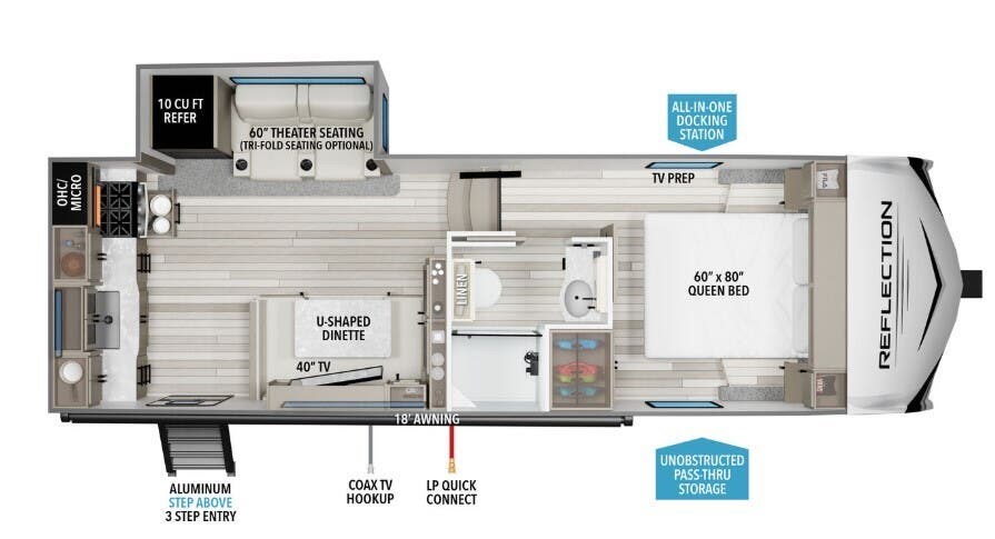 2025 Grand Design Reflection 100 22RK - New Fifth Wheel for sale by McClain's Longhorn RV in Sanger, Texas