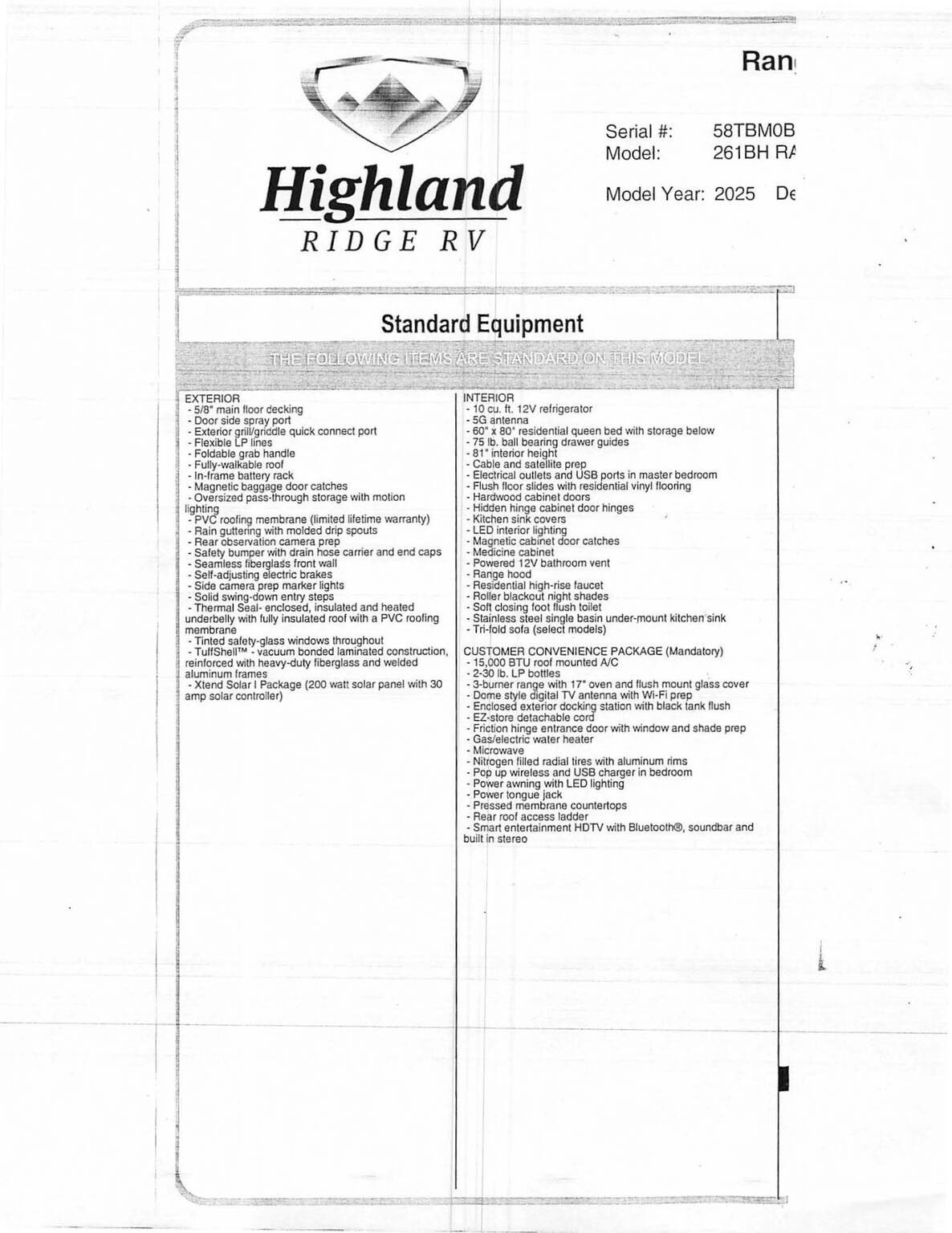 2025 Open Range LITE 261BH by Highland Ridge from McClain's Longhorn RV in Sanger, Texas