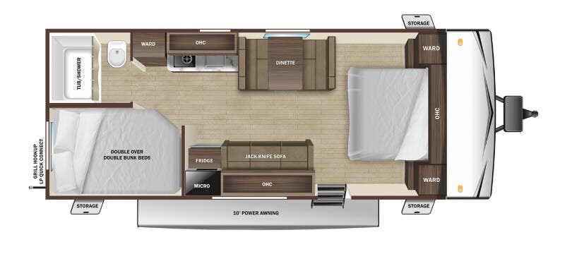 2025 Open Range CONV COLT 231BH by Highland Ridge from McClain's Longhorn RV in Sanger, Texas