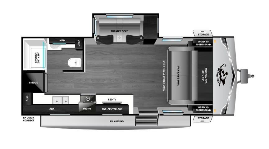 2026 Highland Ridge Open Range LITE 200MLM - New Travel Trailer For Sale by McClain's Longhorn RV in Sanger, Texas features Fire Extinguisher, Smoke Detector, Refrigerator, Batteries, Toilet