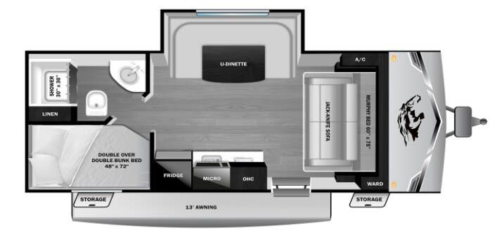 2026 Open Range CONV COLT 18MBS by Highland Ridge from McClain's Longhorn RV in Sanger, Texas