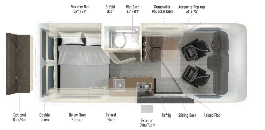 2026 Solis 59P by Winnebago from McClain's Longhorn RV in Sanger, Texas