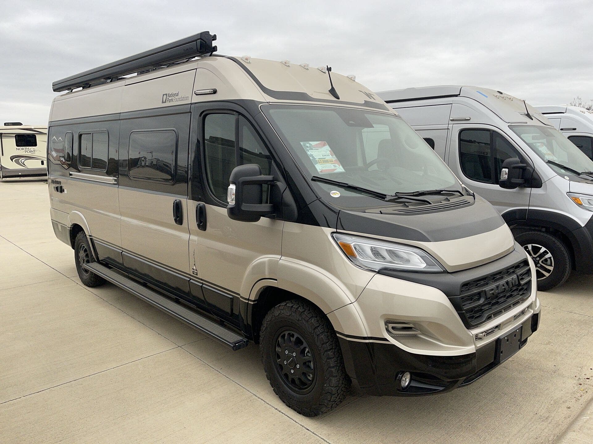 2026 Winnebago Travato 59KL - New Class B For Sale by McClain's Longhorn RV in Sanger, Texas features Batteries, Awning, Refrigerator, Microwave, Backup Monitor