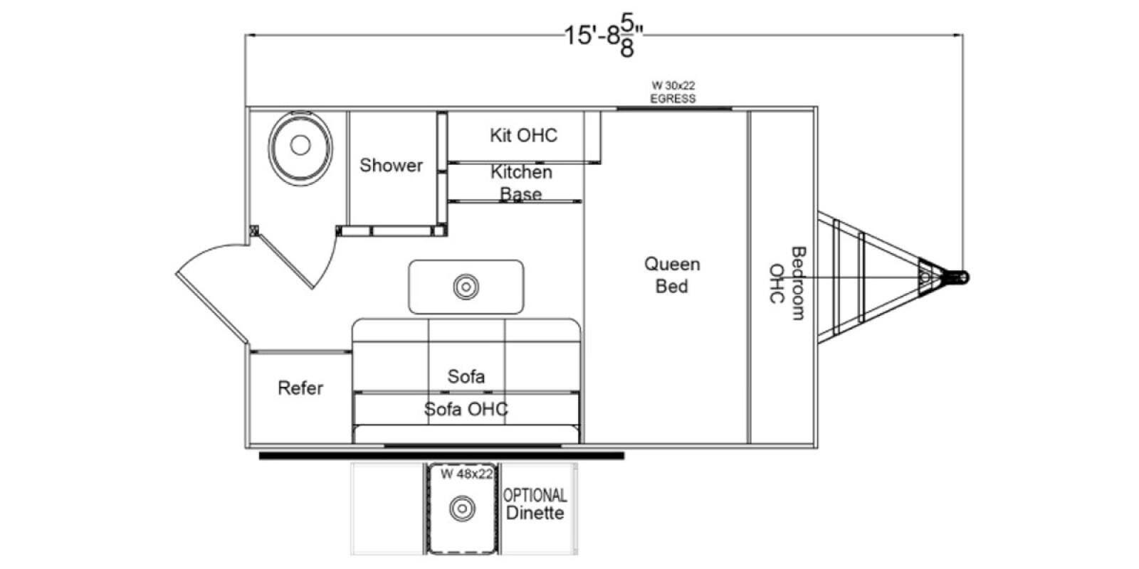 2023 Riverside RV Retro RIVERSIDE  135 - Used Travel Trailer For Sale by McClain's Longhorn RV in Sanger, Texas features Shower, Air Conditioning, Microwave, Fire Extinguisher, Stove Top Burner