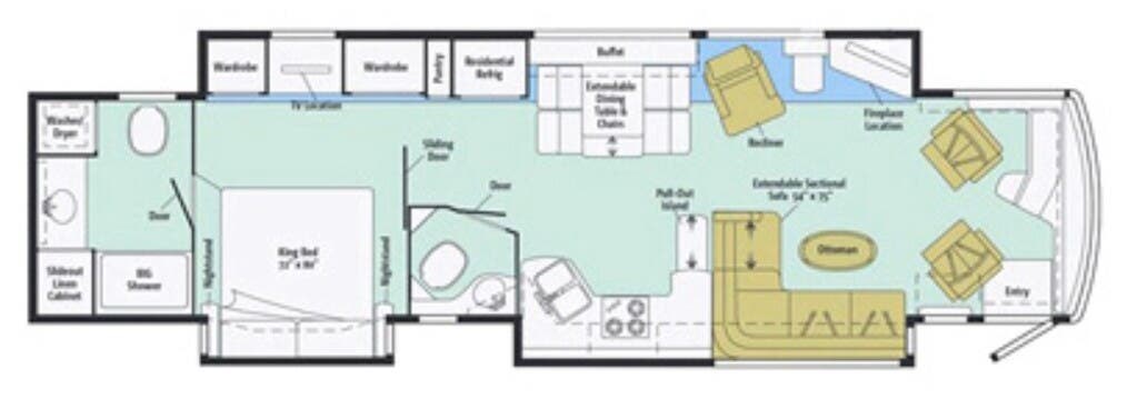 2015 Ellipse ULTRA 42QL by Itasca from McClain's Longhorn RV in Sanger, Texas