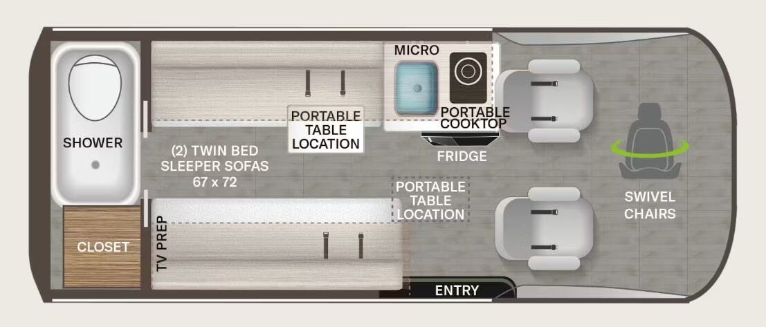 2026 Thor PALLADIUM 1930 - New Class B For Sale by McClain's Longhorn RV in Sanger, Texas