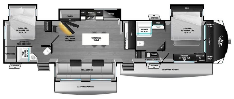 2026 Highland Ridge Open Range 3X 390TBS - New Fifth Wheel For Sale by McClain's Longhorn RV in Sanger, Texas