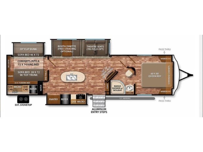 2017 Grand Design Reflection 308bhts Rv For Sale In Fort Worth Tx 76140 88949a Rvusa Com Classifieds 2022 Grand Design 308bhts