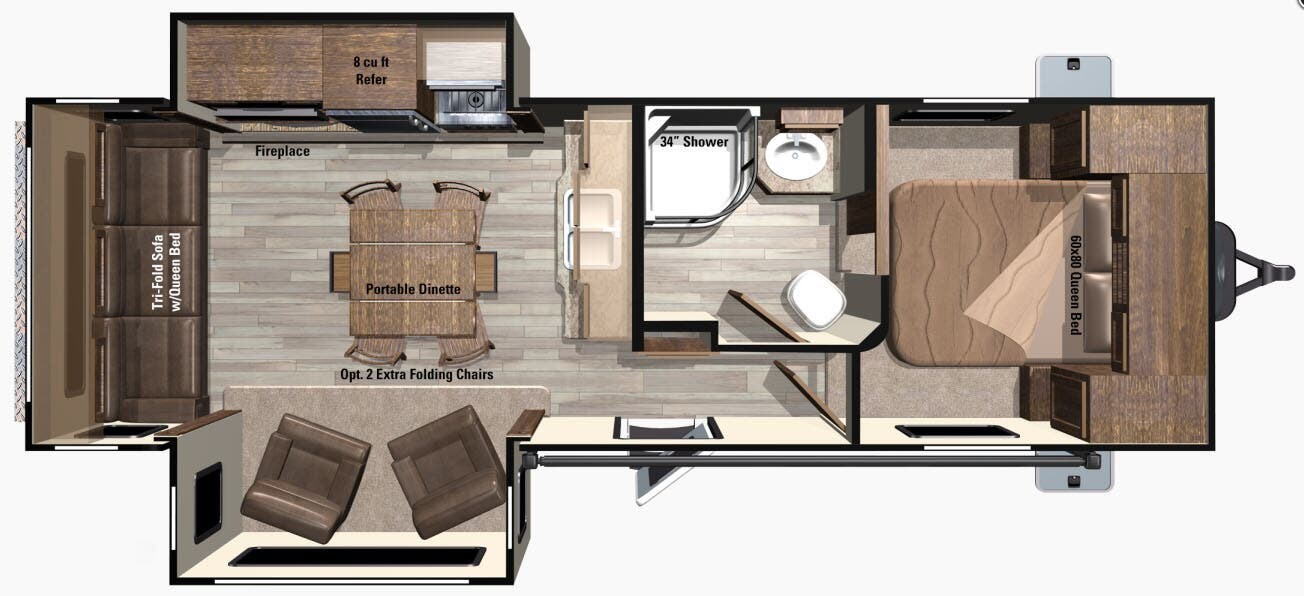 2017 Open Range Rv Highland Ridge 274rls For Sale In Fort Worth Tx 76140 90778a