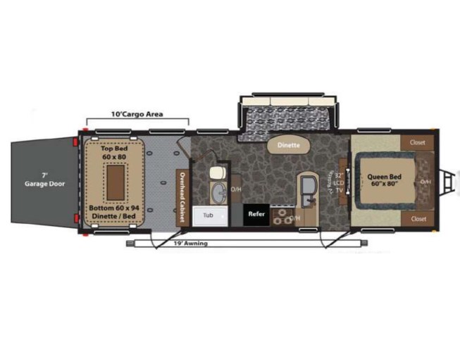 91352a 2014 Keystone Fuzion Fz300 Toy Hauler For Sale In Fort