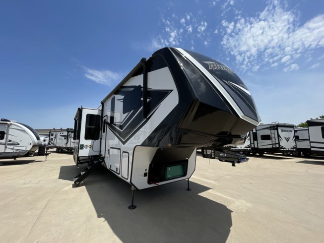 2022 Grand Design Momentum 397THS-R - New Toy Hauler For Sale by McClain&#39;s Longhorn RV in Sanger, Texas features Spare Tire Kit, TV, Medicine Cabinet, Stove Top Burner, Oven