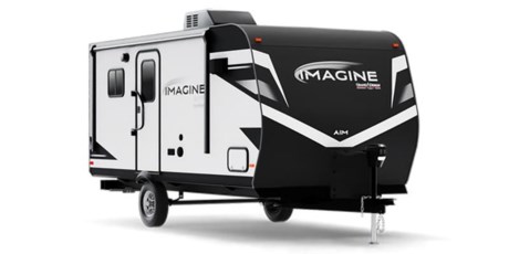 &lt;p style=&quot;box-sizing: border-box; margin: 0px 0px 10px; font-family: Muli, sans-serif; font-size: 16px;&quot;&gt;&lt;span style=&quot;box-sizing: border-box; font-weight: bold;&quot;&gt;Grand Design Imagine AIM 16ML travel trailer highlights:&lt;/span&gt;&lt;/p&gt;
&lt;ul style=&quot;box-sizing: border-box; margin-top: 0px; margin-bottom: 10px; font-family: Muli, sans-serif; font-size: 16px;&quot;&gt;
&lt;li style=&quot;box-sizing: border-box;&quot;&gt;Full Rear Bathroom&lt;/li&gt;
&lt;li style=&quot;box-sizing: border-box;&quot;&gt;Queen Bed&lt;/li&gt;
&lt;li style=&quot;box-sizing: border-box;&quot;&gt;Outside Griddle&lt;/li&gt;
&lt;li style=&quot;box-sizing: border-box;&quot;&gt;Unobstructed Pass-Through Storage&lt;/li&gt;
&lt;li style=&quot;box-sizing: border-box;&quot;&gt;Drawers under Sofa&lt;/li&gt;
&lt;/ul&gt;
&lt;p style=&quot;box-sizing: border-box; margin: 0px 0px 10px; font-family: Muli, sans-serif; font-size: 16px;&quot;&gt;&amp;nbsp;&lt;/p&gt;
&lt;p style=&quot;box-sizing: border-box; margin: 0px 0px 10px; font-family: Muli, sans-serif; font-size: 16px;&quot;&gt;Pack your bags and head out on a fun camping trip in this travel trailer! The&amp;nbsp;&lt;span style=&quot;box-sizing: border-box; font-weight: bold;&quot;&gt;front queen bed&lt;/span&gt;&amp;nbsp;offers a comfortable place to sleep at night, as well as the&amp;nbsp;&lt;span style=&quot;box-sizing: border-box; font-weight: bold;&quot;&gt;roll-over sleeper sofa slide&amp;nbsp;&lt;/span&gt;with drawers for storage. You can hang your jacket up on one of the coat hooks when you enter, and then start preparing a delicious meal on the two burner cooktop. You even have an&amp;nbsp;&lt;span style=&quot;box-sizing: border-box; font-weight: bold;&quot;&gt;outside griddle&lt;/span&gt;&amp;nbsp;to fry up the catch of the day. The full rear bathroom has a&amp;nbsp;&lt;span style=&quot;box-sizing: border-box; font-weight: bold;&quot;&gt;walk-in shower&lt;/span&gt;&amp;nbsp;with skylight to freshen up in and overhead cabinets for your toiletries!&lt;/p&gt;
&lt;p style=&quot;box-sizing: border-box; margin: 0px 0px 10px; font-family: Muli, sans-serif; font-size: 16px;&quot;&gt;&amp;nbsp;&lt;/p&gt;
&lt;p style=&quot;box-sizing: border-box; margin: 0px 0px 10px; font-family: Muli, sans-serif; font-size: 16px;&quot;&gt;Aim for new destinations in one of these Grand Design Imagine AIM travel trailers! They are constructed to a superior standard with the 4-Seasons Protection Package that features a heated and enclosed underbelly with suspended tanks, a moisture barrier floor enclosure, a&amp;nbsp;&lt;span style=&quot;box-sizing: border-box; font-weight: bold;&quot;&gt;double insulated roof and front wall&lt;/span&gt;, and more. There is backup camera prep outside, along with a universal docking station, a power tongue jack, and durable&amp;nbsp;&lt;span style=&quot;box-sizing: border-box; font-weight: bold;&quot;&gt;Tuff-Ply pass-thru flooring&lt;/span&gt;&amp;nbsp;for your camp gear. You are sure to feel at home with residential cabinetry, premium window treatments,&lt;span style=&quot;box-sizing: border-box; font-weight: bold;&quot;&gt;&amp;nbsp;residential countertops&lt;/span&gt;, and a spacious walk-in shower to name a few comforts. The on-demand tankless water heater is a feature you won&#39;t want to camp without and the hi-definition LED TV will ensure you&#39;ll never go bored on rainy days. Each model also comes with&amp;nbsp;&lt;span style=&quot;box-sizing: border-box; font-weight: bold;&quot;&gt;four AIM packages&lt;/span&gt;; the Peace of Mind Package, The Ultimate Power Package, The 4-Season Protection Package, and the Solar Package!&lt;/p&gt;