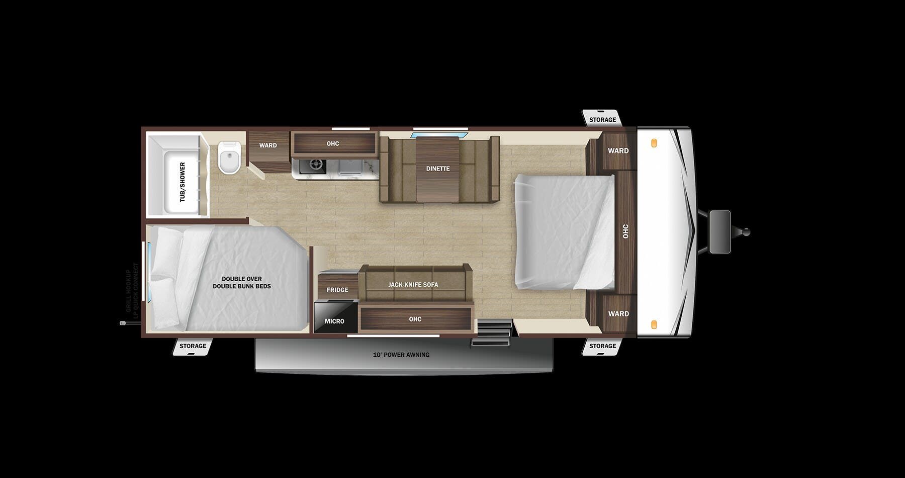 2025 Highland Ridge Open Range CONV COLT 231BH - New Travel Trailer For Sale by McClain's RV Fort Worth in Fort Worth, Texas