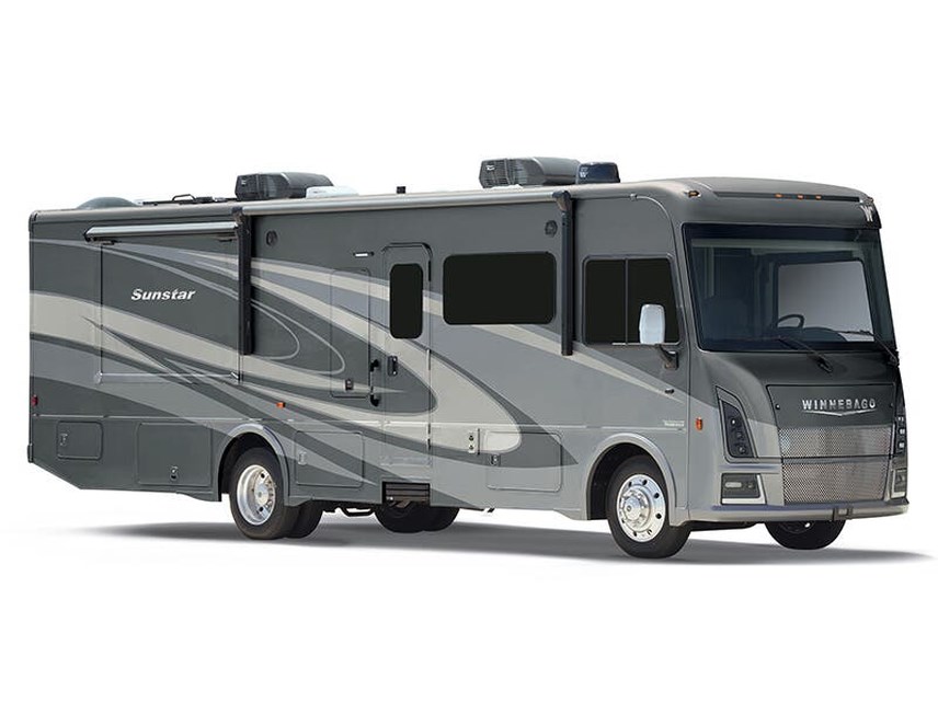 Stock Image for 2025 Winnebago 34R (options and colors may vary)