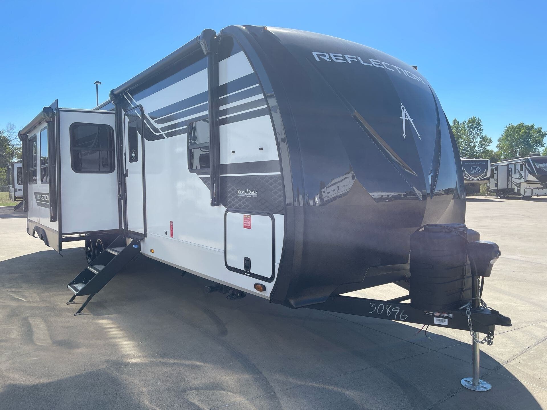 2026 Grand Design Reflection 312BHTS - New Travel Trailer For Sale by McClain&#39;s RV Fort Worth in Fort Worth, Texas features Vanity, Refrigerator, Hide-A-Bed, Insulated, Hitch