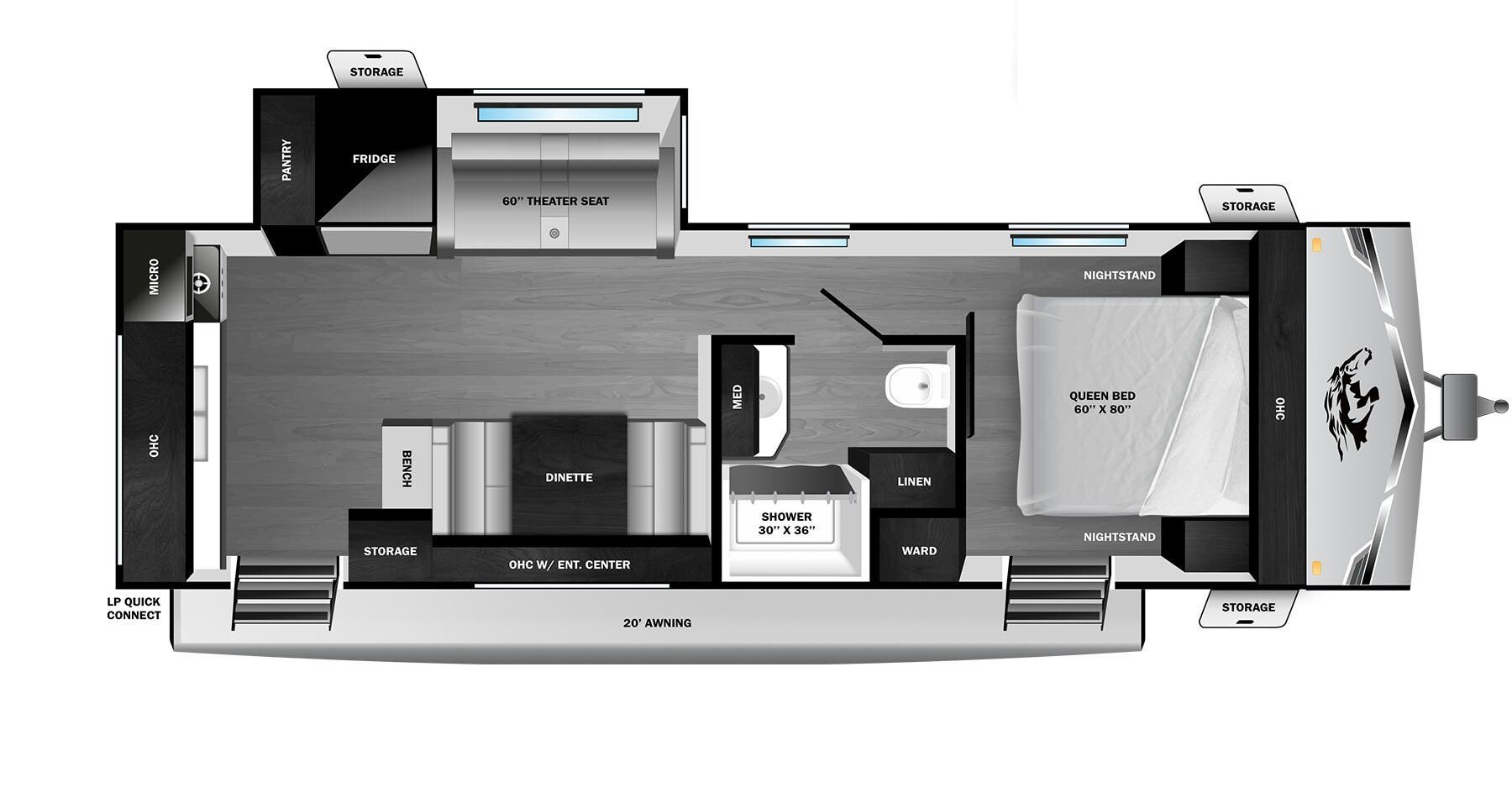 2026 Open Range Light 230MKD by Highland Ridge from McClain's RV Fort Worth in Fort Worth, Texas