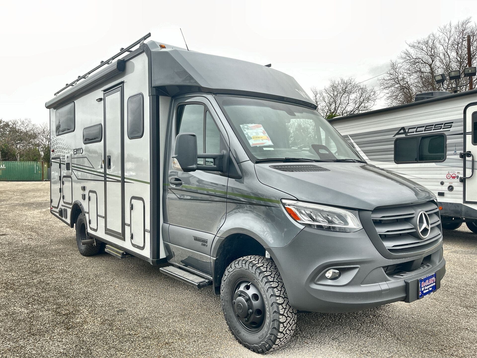 2026 Winnebago Ekko 23B - New Class C For Sale by McClain's RV Fort Worth in Fort Worth, Texas features Fire Extinguisher, Smoke Detector, LP Detector, Roof Vents, Medicine Cabinet