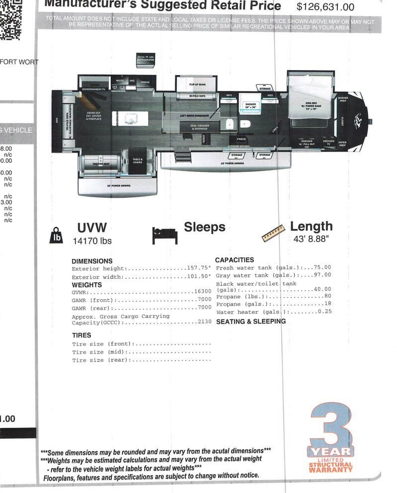 New 2026 Highland Ridge Open Range 3X 372MBH available in Fort Worth, Texas