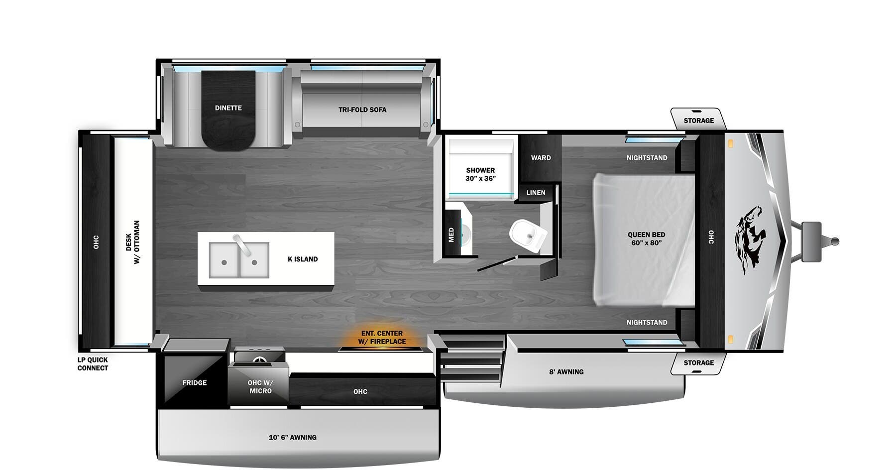 2026 Open Range LITE 280MKI by Highland Ridge from McClain's RV Fort Worth in Fort Worth, Texas