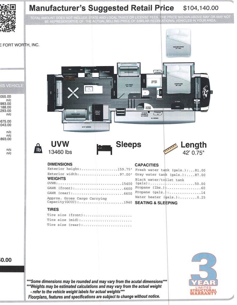 New 2026 Highland Ridge Open Range Roamer 35MRQS available in Fort Worth, Texas