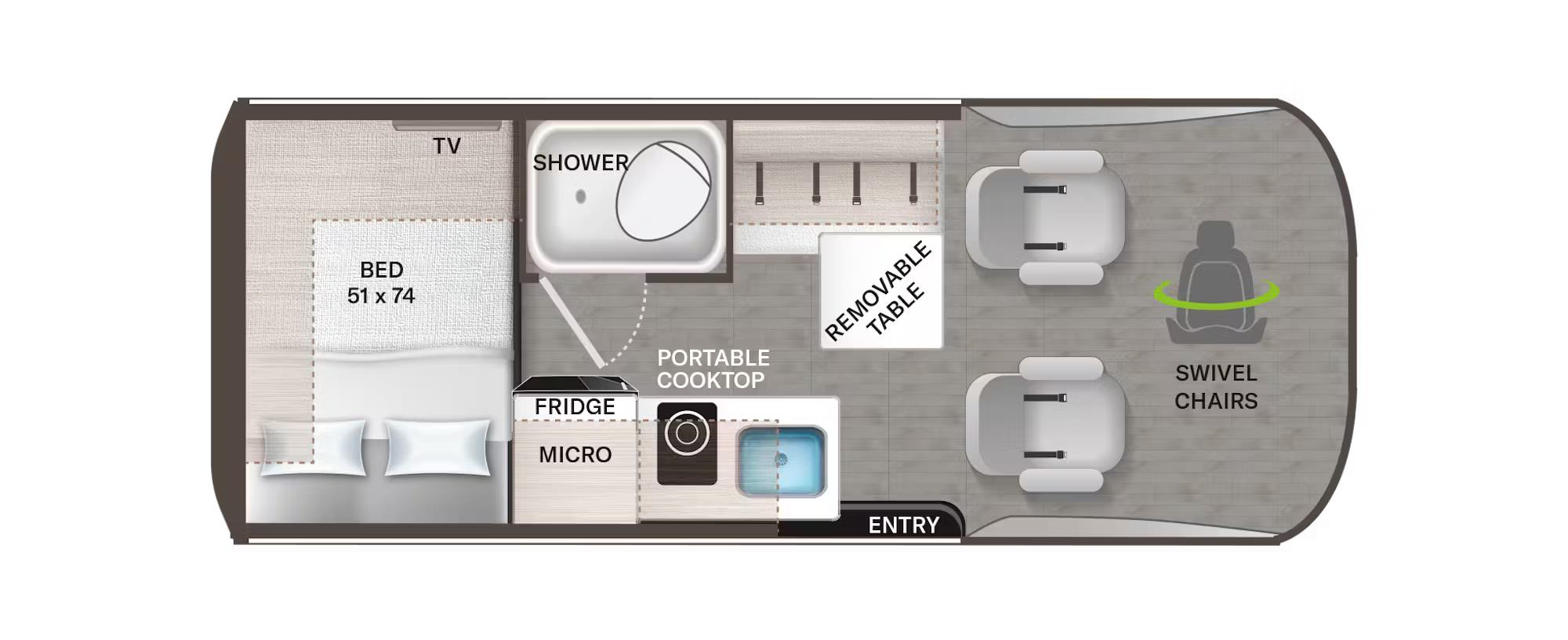 Floorplan of 2026 Thor PALLADIUM 1920