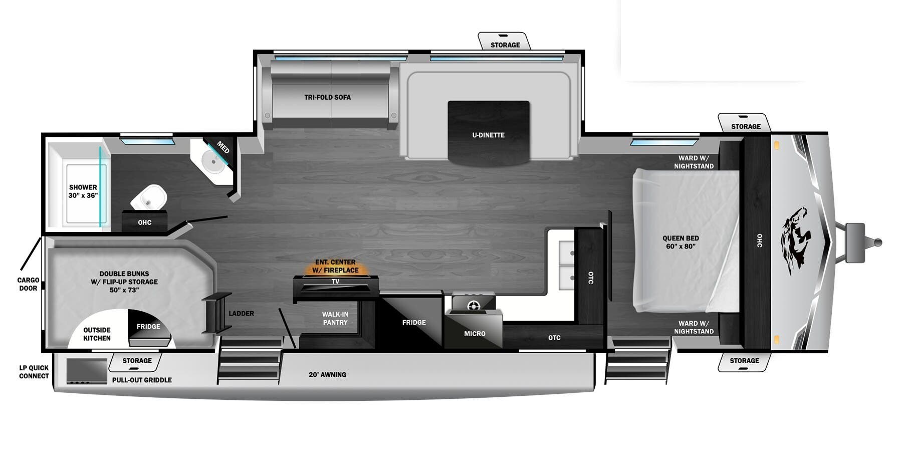 2026 Open Range LITE 270DBL by Highland Ridge from McClain's RV Fort Worth in Fort Worth, Texas