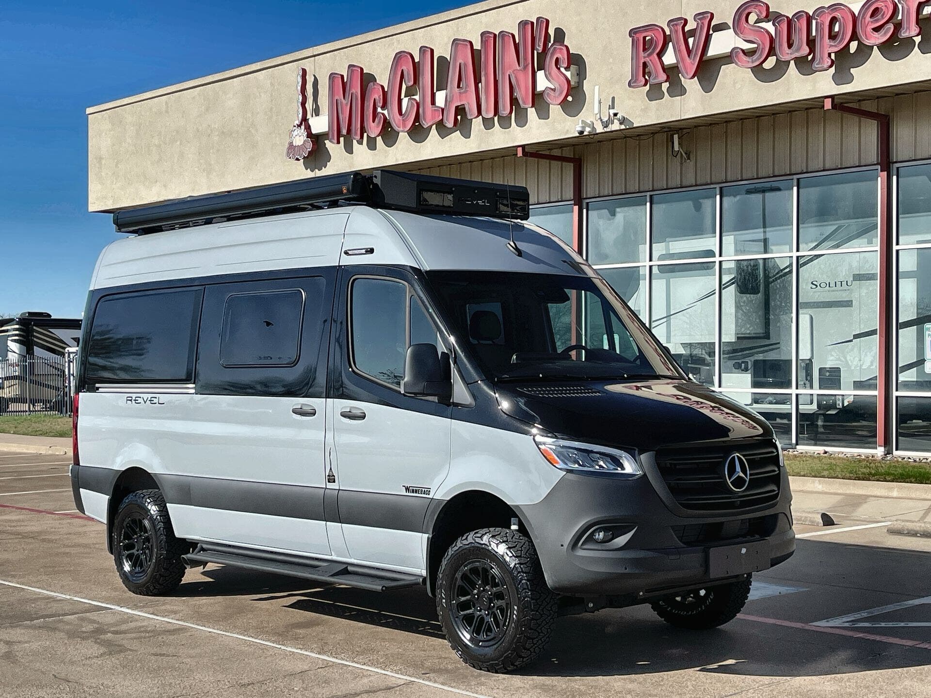 2026 Winnebago Revel 2.5 44E - New Class B For Sale by McClain's RV Fort Worth in Fort Worth, Texas features Hitch, Shower, Inverter, Removable Table, Hydronic Heat