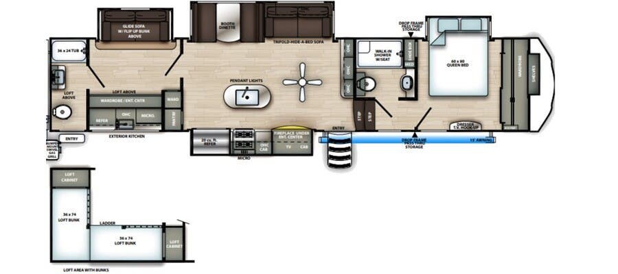 Used 2020 Forest River Sandpiper 383RBLOK available in Fort Worth, Texas