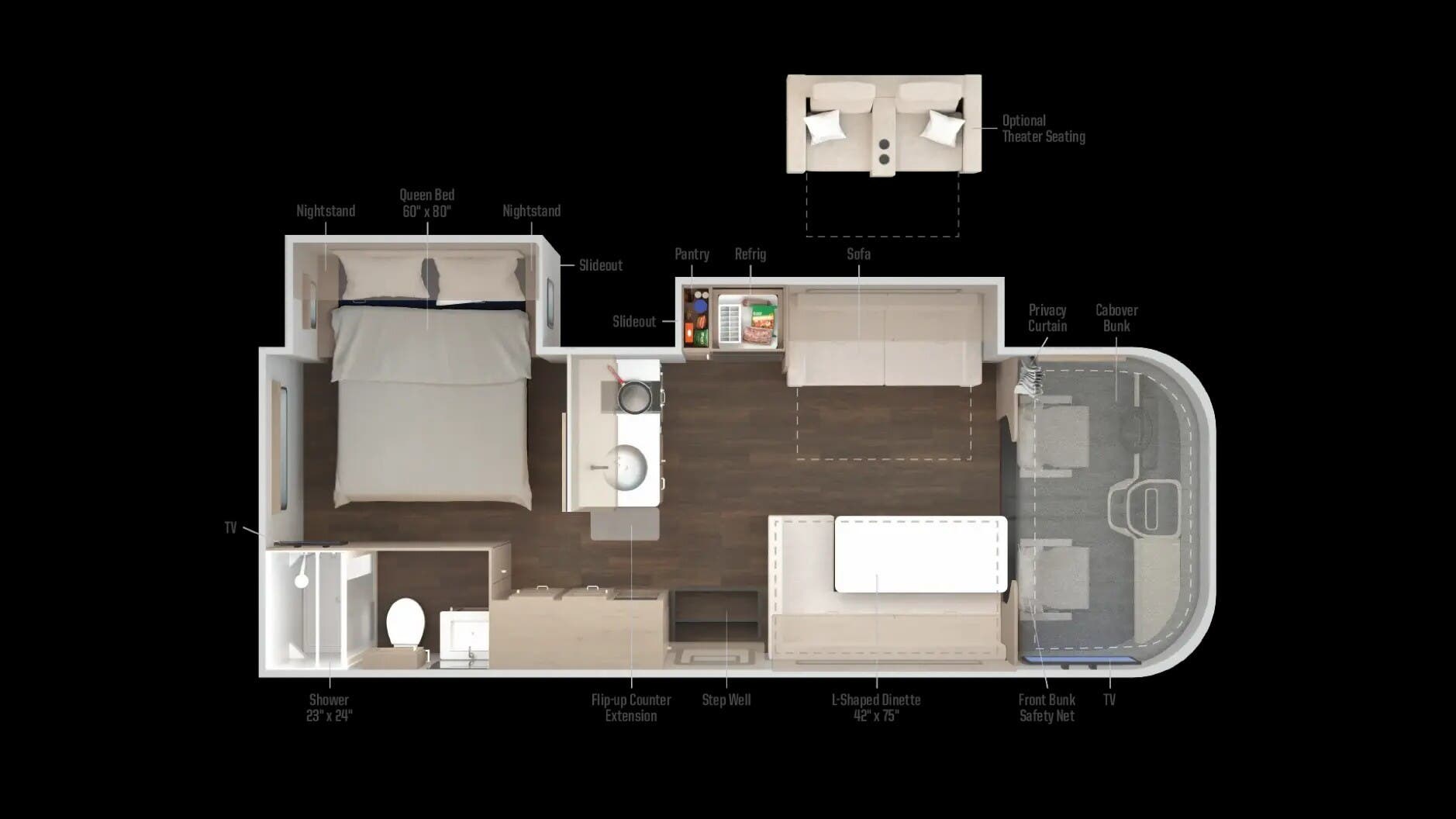 2026 Winnebago Sunflyer 26FE - New Class C For Sale by McClain's RV Fort Worth in Fort Worth, Texas features Water Heater, Roof Vent, Dinette, Converter, Keyless Entry